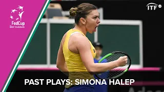 Past Plays: Simona Halep's "Champagne" Winner | ITF