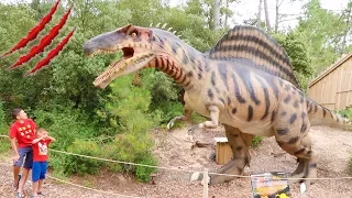 VLOG - RENCONTRES AVEC LES DINOSAURES À DINO'S PARK !