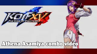 KoF XV: Athena Asamiya combo video