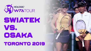 Iga Swiatek vs. Naomi Osaka | 2019 Toronto Round of 16 | EXTENDED WTA Match Highlights