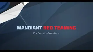 Red Teaming for Security Operations