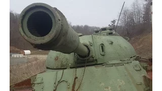 Abandoned Tank - Look inside Tank and Huge Dump Truck.