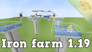 Gnembon's Iron Farm with Fix for Minecraft 1.19 | easy, efficient, expandable