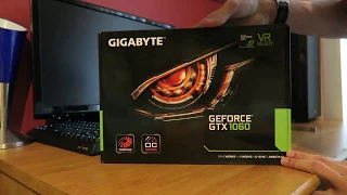 Gigabyte GTX 1060 Windforce OC 3GB Unboxing and installation