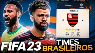 COMO ESTÃO OS TIMES BRASILEIROS E SELEÇÃO NO FIFA 23!? VEJA TUDO!!