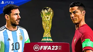 Dream Final ! - Argentina vs. Portugal - World Cup 2022 Final Match - FIFA 23 PS5 Gameplay