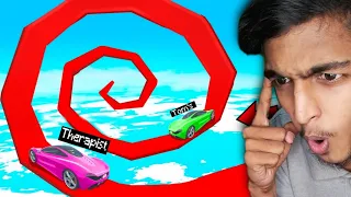 GTA 5 : CRAZIEST SPIRAL WALL RIDE CHALLENGE !! MALAYALAM