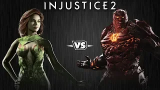 Injustice 2 - Ядовитый Плющ против Атроцитуса - Intros & Clashes (rus)