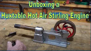 Unboxing and first run of an Olds Engineering Huxtable Stirling Engine