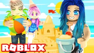 Building the BIGGEST Sand Castle in Roblox!