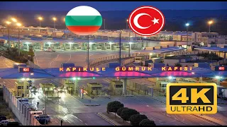 Entry to Turkey from Bulgaria (Kapikule border gate) 4K video