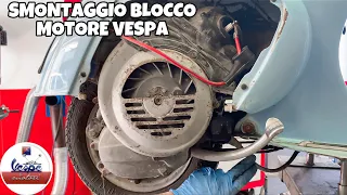 SMONTAGGIO BLOCCO MOTORE VESPA