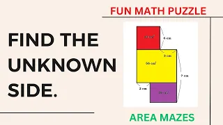 AREA MAZES - FUN MATH PUZZLE