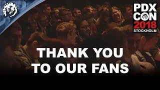 PDXCON 2018 Thank you to our Fans