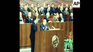 SYND 24/02/80 BREZHNEV SPEECH ON RUSSIAN WITHDRAWAL FROM AFGHANISTAN