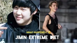 Jimin extreme diet and struggles.