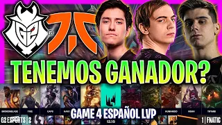 TENEMOS GANADOR O REMONTADA ÉPICA? *PARTIDAZO* | G2 vs FNC Game 4 RESUMEN LEC SEASON FINALS 2023 LVP