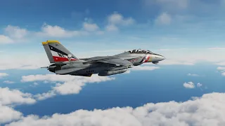 DCS F-14:  Tomcat refueling practice with commentary