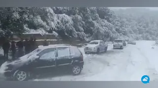 Heavy snowfall in North Africa