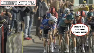 Teammates Race EACH OTHER in Sprint | Catalunya Stage 4 '23