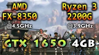 AMD FX 8350 vs Ryzen 3 2200G | Tested in 13 Games 1080p 1440p 4K | GeForce GTX 1650 4GB