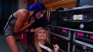 Sasha Banks Once Again Attacks Natalya