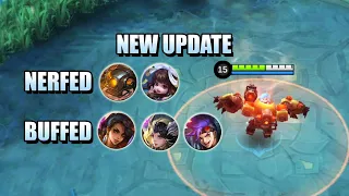 NEW UPDATE - JAWHEAD NERF, ESMERALDA BUFF, ITEM UPDATE - MOBILE LEGENDS PATCH 1.5.84