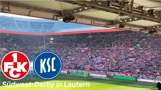 1.FC Kaiserslautern vs. Karlsruher SC | FCK Ultras im Innenraum nach 0:4 Derbyblamage