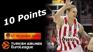 Janis Timma Full Highlights 20.11.2018 FC Bayern vs Olympiacos - 10 Pts! | UF44 Highlights