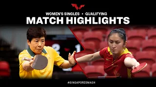 Jian Fang Lay vs Sofia Xuan Zhang | WS Qual | Singapore Smash 2023