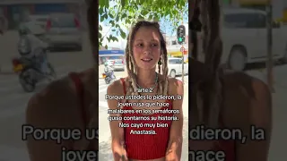 Chica Rusa que hace Malabares en los semáforos ( actualmente está por Medellín )