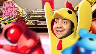 alanzoka jogando Gang Beasts com os amigos