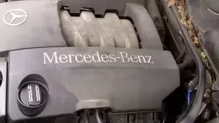 How to replace a crankshaft position sensor 1999 Mercedes E320 with problem starting.