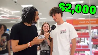 Giving Away $2,000 But Forcing People to Double It Prank!