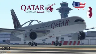 Infinite Flight 22.1 | Los Angeles (LAX) To Doha (DOH) | Qatar Airways | A350-900