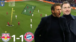 Nagelsmann 3-2-4-1 Issues With Jaissle's Tactics | RB Salzburg vs Bayern Munich | Tactical Analysis