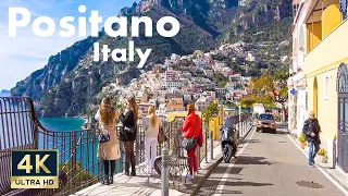 Positano Italy 🇮🇹 4K Amalfi Coast Walking Tour 2022