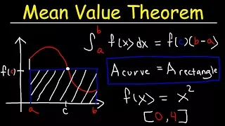 Mean Value Theorem For Integrals