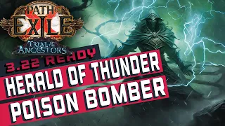 [3.22]HERALD OF THUNDER POISON BOMBER Pathfinder Path of Exile Build Guide