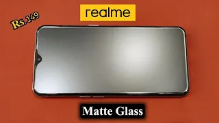 Realme Matte Glass