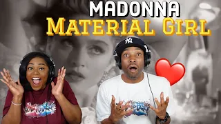 First time hearing Madonna "Material Girl" Reaction | Asia and BJ