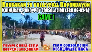 Game1:Bakbakan sa Kainsikan Panoypoy Consolacion Cebu.Team Cebu City Vs. Team Consolacion.06-02-24
