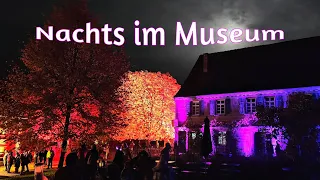 Nachts im Museum, Okt 2023, Hohenloher Freilandmuseum Wackershofen, Lichternacht und Farbspektakel