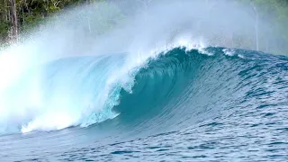 MENTAWAI ISLANDS | SURFING AT GREENBUSH IN MENTAWAI INDONESIA | MACARONIS RESORT | DRONE FOOTAGE HD