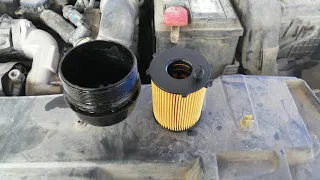 تركيب فلتر زيت المحرك بالطريقة الصحيحة لمحرك 1600 ديزل how to change oil filter