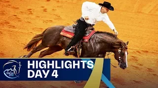 1st Non-American Rider wins Reining Gold | Day 4 | FEI World Equestrian Games 2018