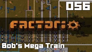 Let's Play Factorio Bob's Mega Train Part 56