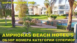 SHARM EL SHEIKH EGYPT 2024 AMPHORAS BEACH HOTEL 5*. SUPERIOR ROOM OVERVIEW