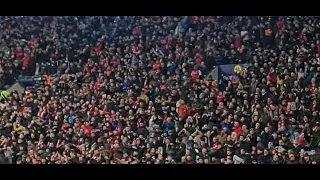 Wrexham fans at Coventry City.               FA Cup January 2023