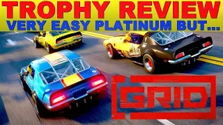 Grid (2019) PS4 Gameplay & Trophy/Achievement Review | Easy & Fun Platinum